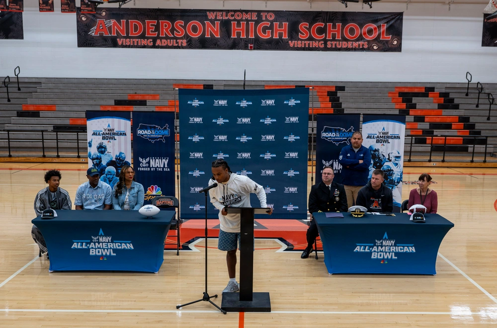 DVIDS - Images - All-American Jersey Presentation: Navy Honors Ace ...
