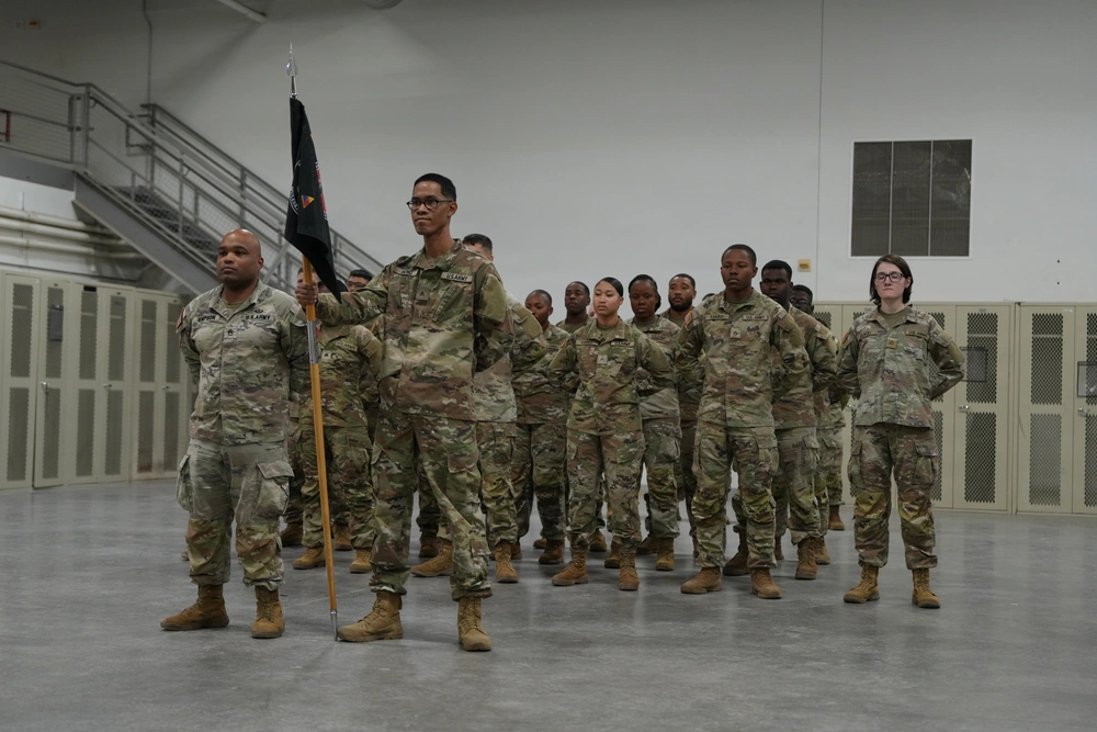 DVIDS - Images - Green Platoon Soldiers Stand in Formation During DSB ...
