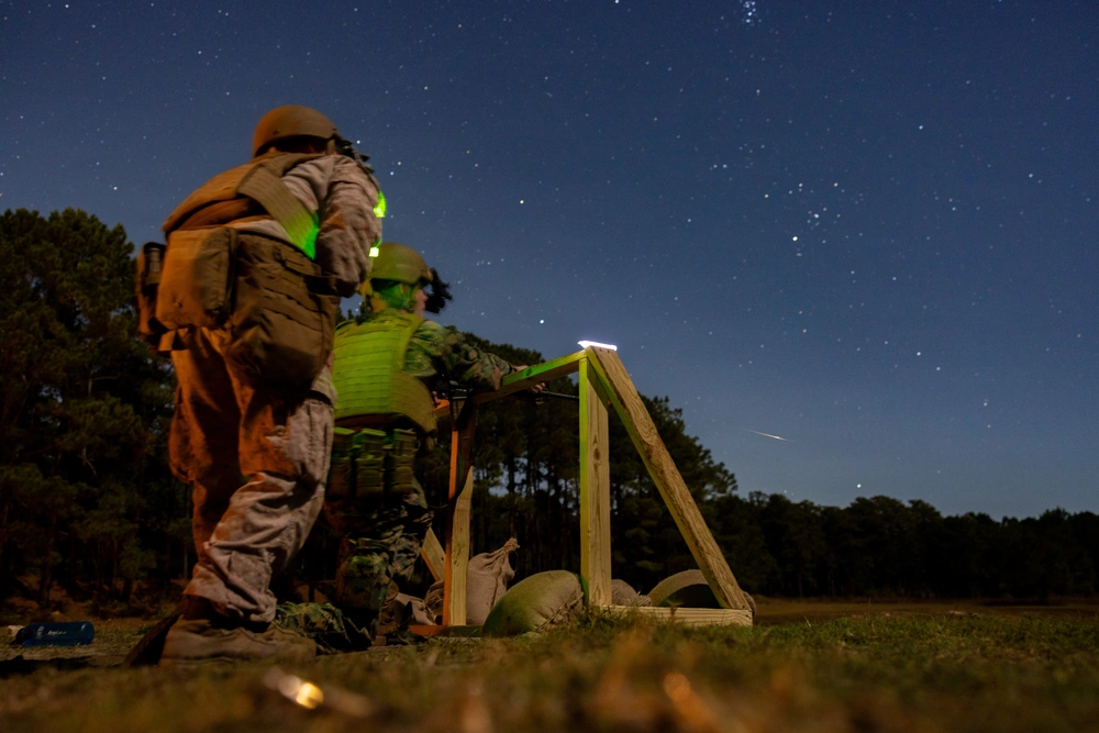 DVIDS - Images - Headquarters and Service Battalion Low-Light Live-Fire ...