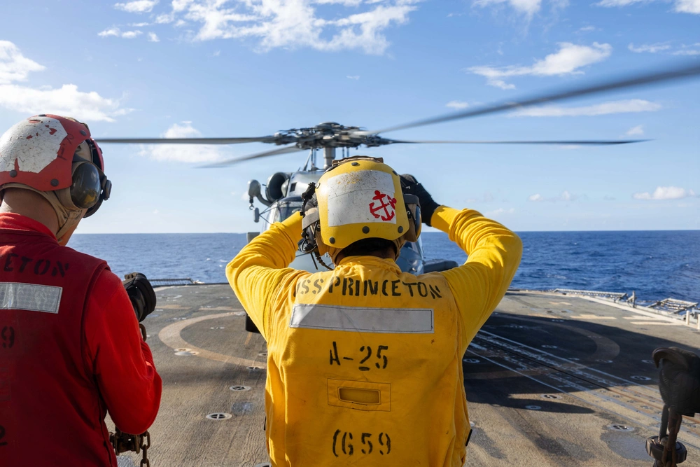 DVIDS - Images - USS Princeton Conducts Flight Operations [Image 3 of 3]