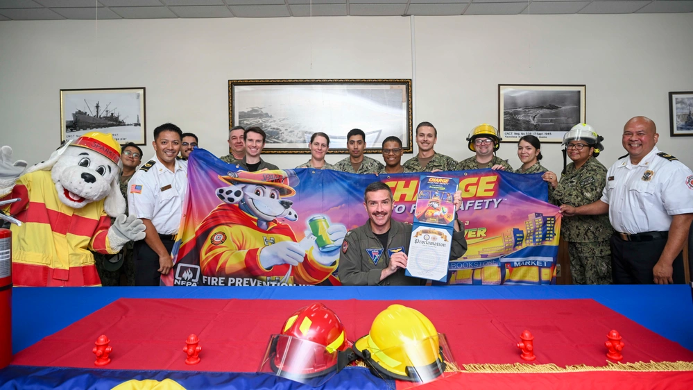 DVIDS - Images - CFAO signs Fire Prevention Week proclamation [Image 2 ...
