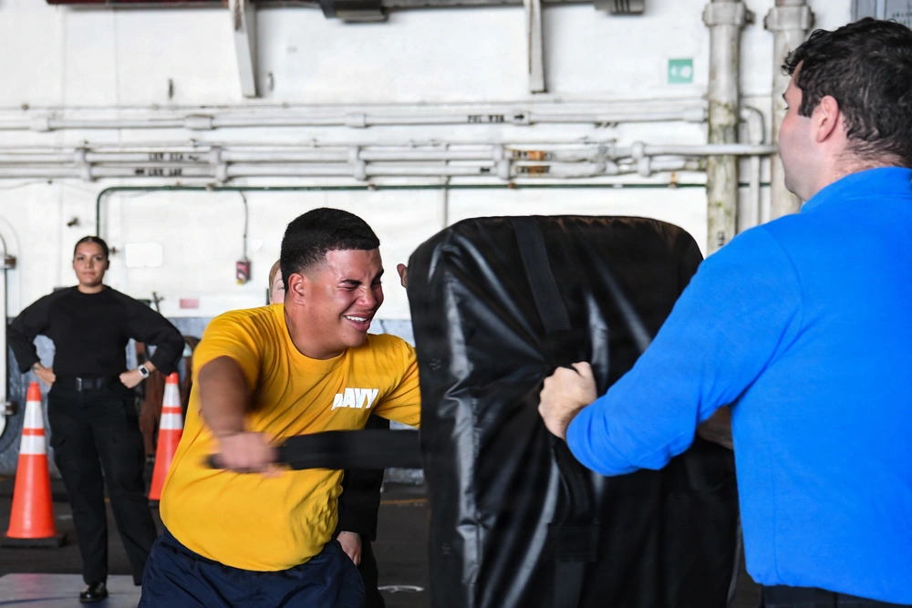 DVIDS - Images - Nimitz Conducts an OC Spray Training Evolution [Image ...