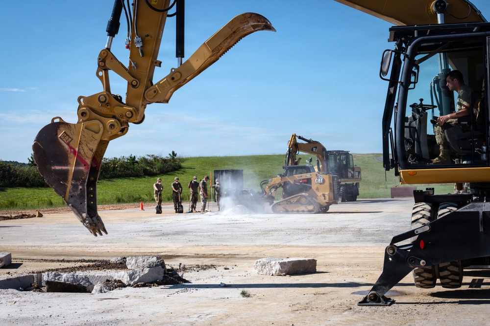 DVIDS - Images - 169th Civil Engineer Squadron partners with the 143rd ...