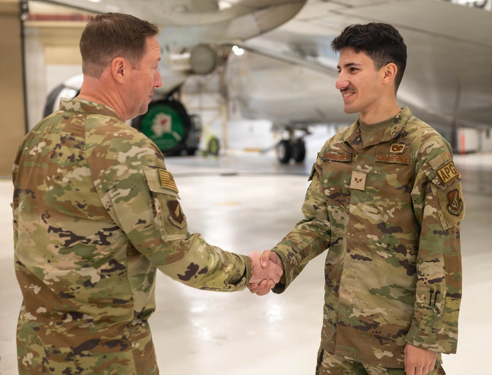 DVIDS - Images - Eleventh Air Force Command Chief takes 3rd Wing ...